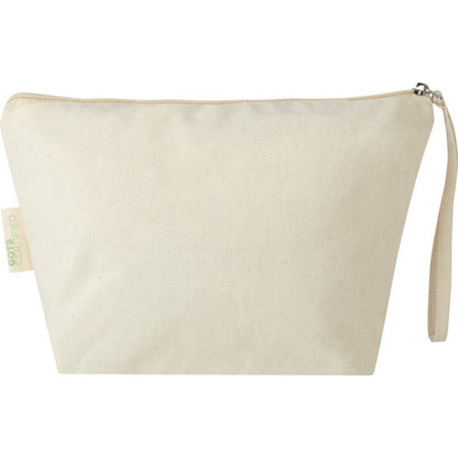 Natural - Front - Orissa Organic 3L Accessory Bag