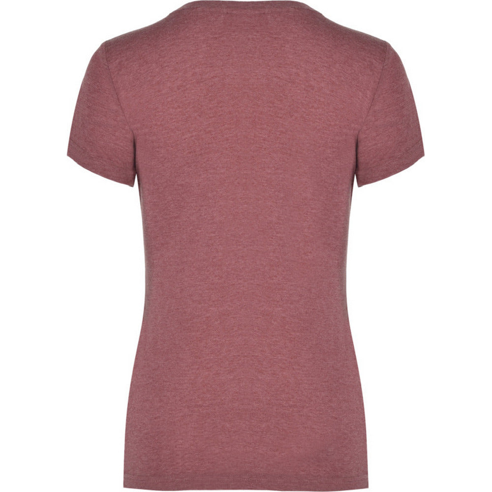 Garnet - Back - Roly Womens-Ladies Fox Heather Short-Sleeved T-Shirt