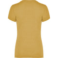 Mustard - Back - Roly Womens-Ladies Fox Heather Short-Sleeved T-Shirt