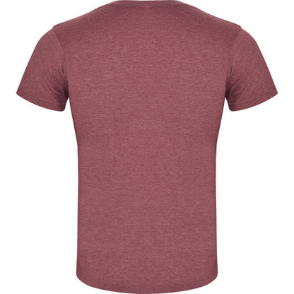 Garnet - Back - Roly Mens Fox Heather Short-Sleeved T-Shirt