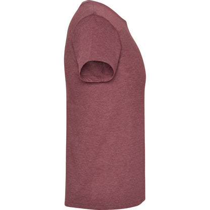 Garnet - Side - Roly Mens Fox Heather Short-Sleeved T-Shirt