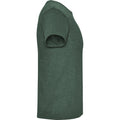 Bottle Green - Side - Roly Mens Fox Heather Short-Sleeved T-Shirt