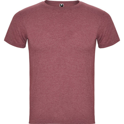 Garnet - Front - Roly Mens Fox Heather Short-Sleeved T-Shirt