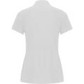 White - Back - Roly Womens-Ladies Pegaso Premium Short-Sleeved Polo Shirt