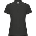 Dark Lead - Front - Roly Womens-Ladies Pegaso Premium Short-Sleeved Polo Shirt