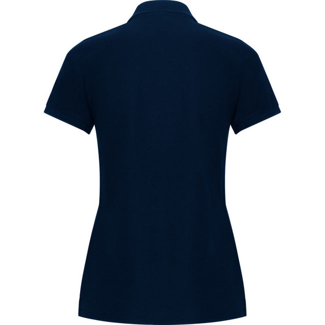 Navy Blue - Back - Roly Womens-Ladies Pegaso Premium Short-Sleeved Polo Shirt