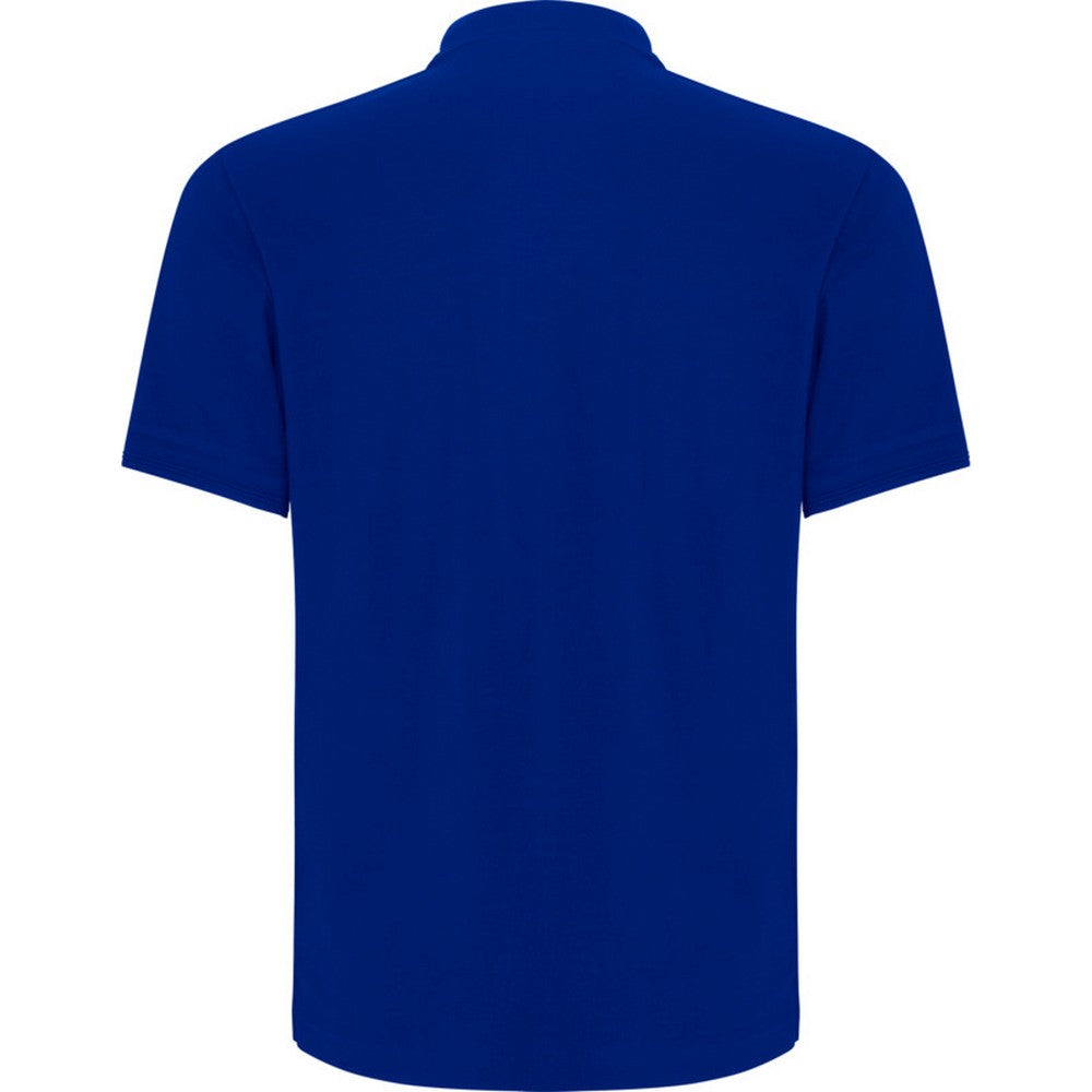 Blue - Back - Roly Unisex Adult Centauro Premium Short-Sleeved Polo Shirt