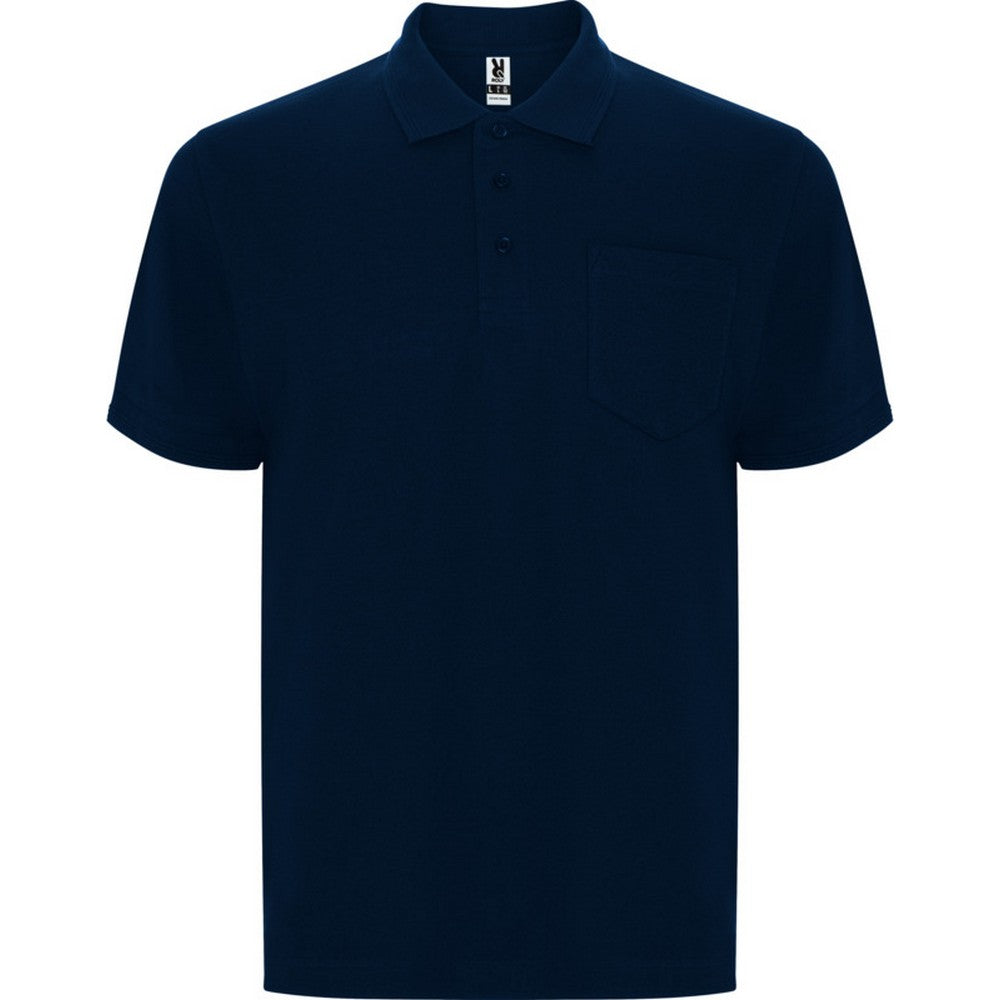 Navy Blue - Front - Roly Unisex Adult Centauro Premium Short-Sleeved Polo Shirt