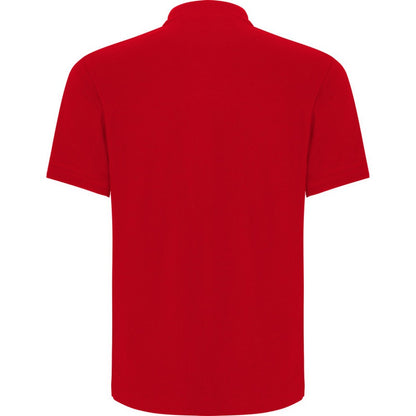 Red - Back - Roly Unisex Adult Centauro Premium Short-Sleeved Polo Shirt