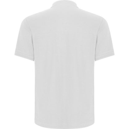 White - Back - Roly Unisex Adult Centauro Premium Short-Sleeved Polo Shirt