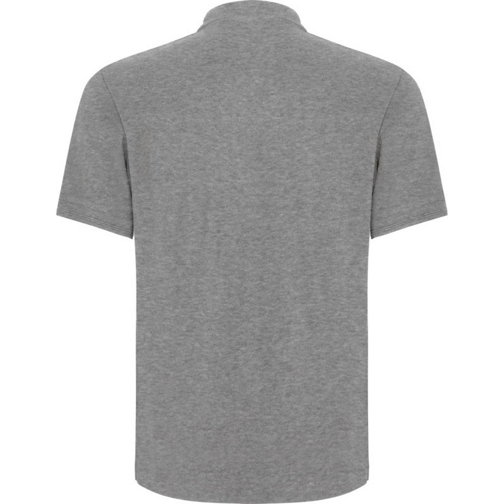 Grey Marl - Back - Roly Unisex Adult Centauro Premium Short-Sleeved Polo Shirt