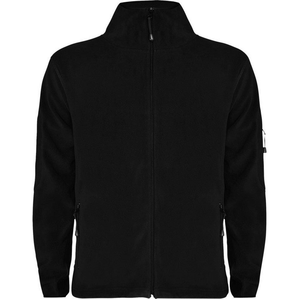 Solid Black - Front - Roly Mens Luciane Full Zip Fleece Jacket