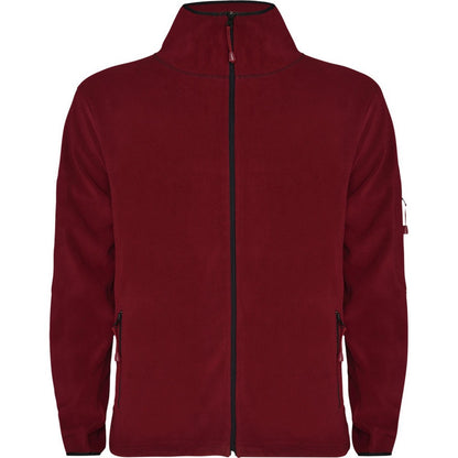 Garnet - Front - Roly Mens Luciane Full Zip Fleece Jacket