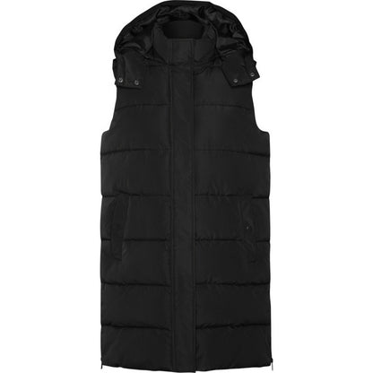 Solid Black - Front - Roly Womens-Ladies Reine Insulated Body Warmer