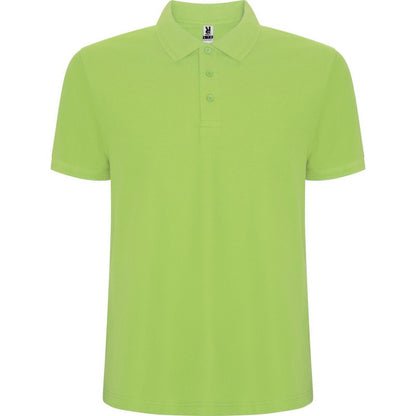 Mantis Green - Front - Roly Childrens-Kids Pegaso Premium Short-Sleeved Polo Shirt
