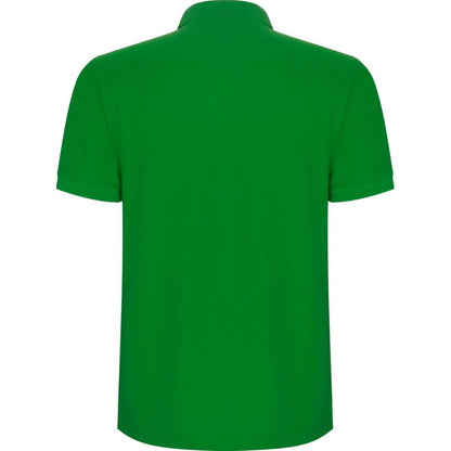 Grass Green - Back - Roly Mens Pegaso Premium Short-Sleeved Polo Shirt