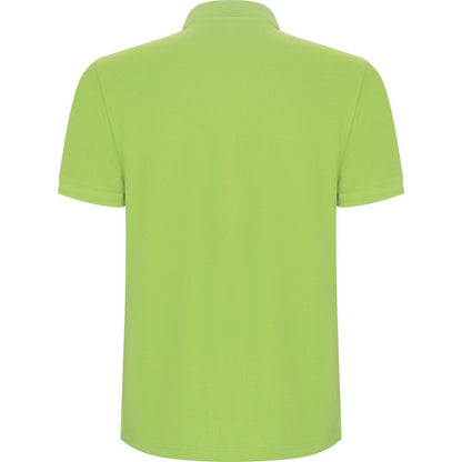 Mantis Green - Back - Roly Mens Pegaso Premium Short-Sleeved Polo Shirt