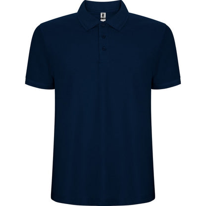 Navy Blue - Front - Roly Mens Pegaso Premium Short-Sleeved Polo Shirt