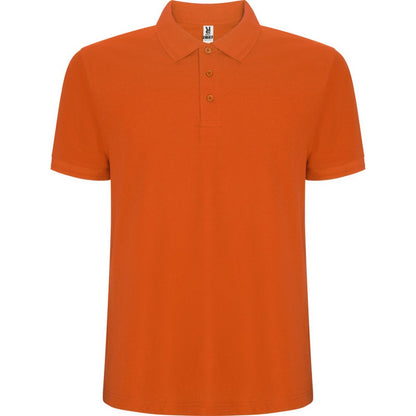 Orange - Front - Roly Mens Pegaso Premium Short-Sleeved Polo Shirt