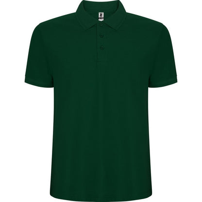 Bottle Green - Front - Roly Mens Pegaso Premium Short-Sleeved Polo Shirt
