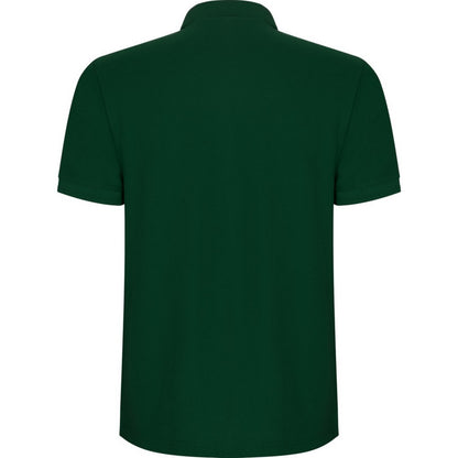 Bottle Green - Back - Roly Mens Pegaso Premium Short-Sleeved Polo Shirt