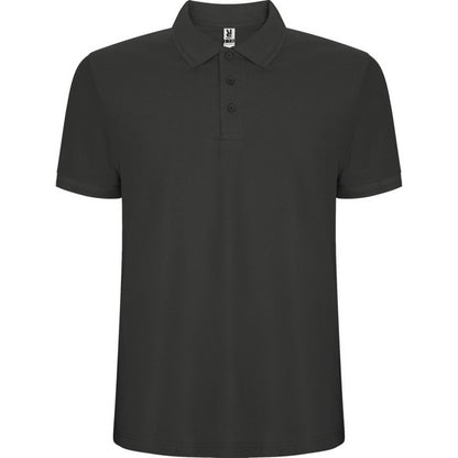 Dark Lead - Front - Roly Mens Pegaso Premium Short-Sleeved Polo Shirt