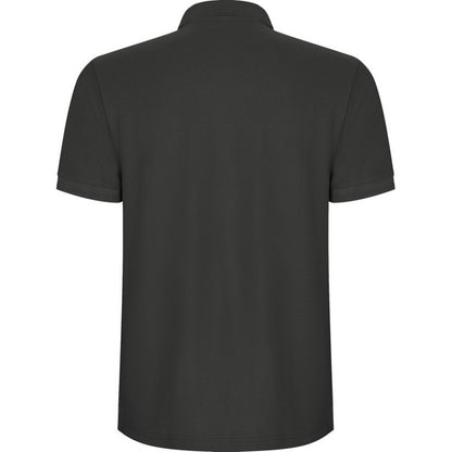 Dark Lead - Back - Roly Mens Pegaso Premium Short-Sleeved Polo Shirt