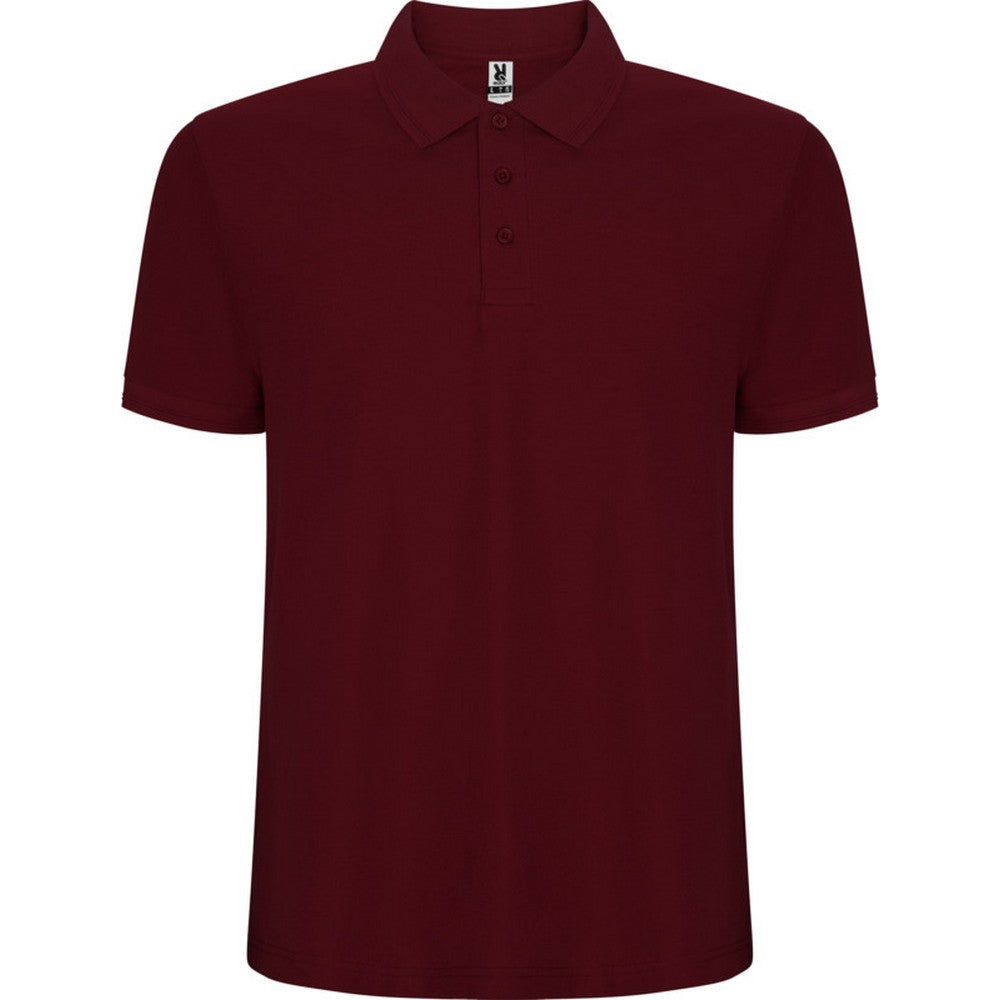 Garnet - Front - Roly Mens Pegaso Premium Short-Sleeved Polo Shirt