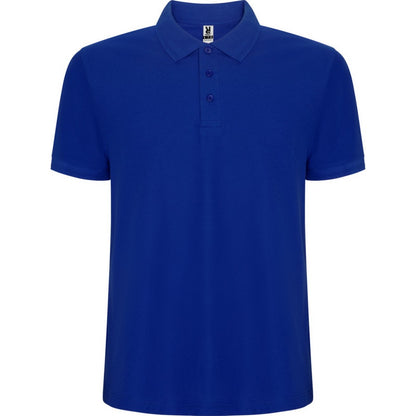 Blue - Front - Roly Mens Pegaso Premium Short-Sleeved Polo Shirt