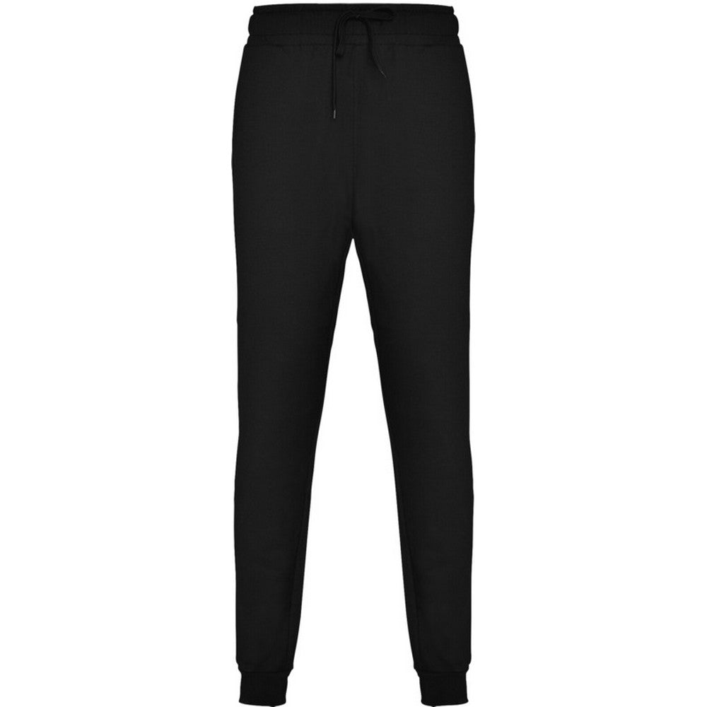 Solid Black - Front - Roly Childrens-Kids Adelpho Trousers