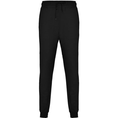 Solid Black - Front - Roly Childrens-Kids Adelpho Trousers
