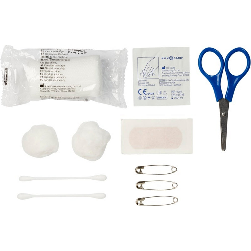 Red - Side - Valdemar Keyring First Aid Kit (Pack of 16)