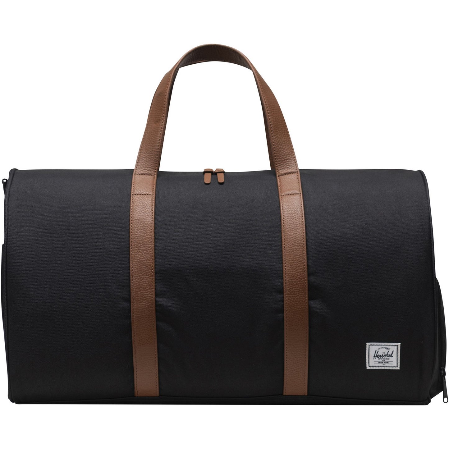 Solid Black - Back - Herschel Novel Recycled Duffle Bag