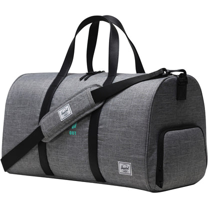 Heather Grey - Front - Herschel Novel Recycled Duffle Bag