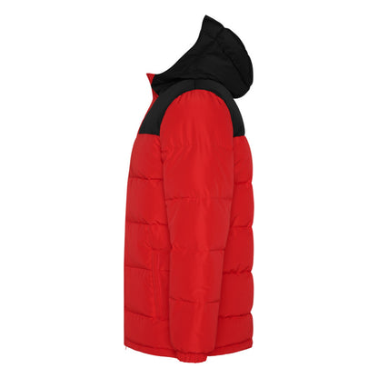 Red-Solid Black - Lifestyle - Roly Unisex Adult Tallin Insulated Jacket