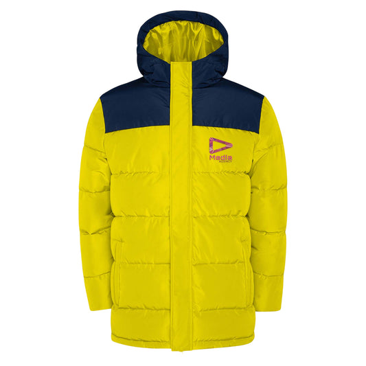 Yellow-Navy Blue - Front - Roly Unisex Adult Tallin Insulated Jacket