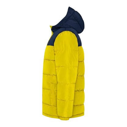 Yellow-Navy Blue - Lifestyle - Roly Unisex Adult Tallin Insulated Jacket