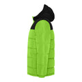 Lime-Solid Black - Lifestyle - Roly Childrens-Kids Tallin Insulated Jacket