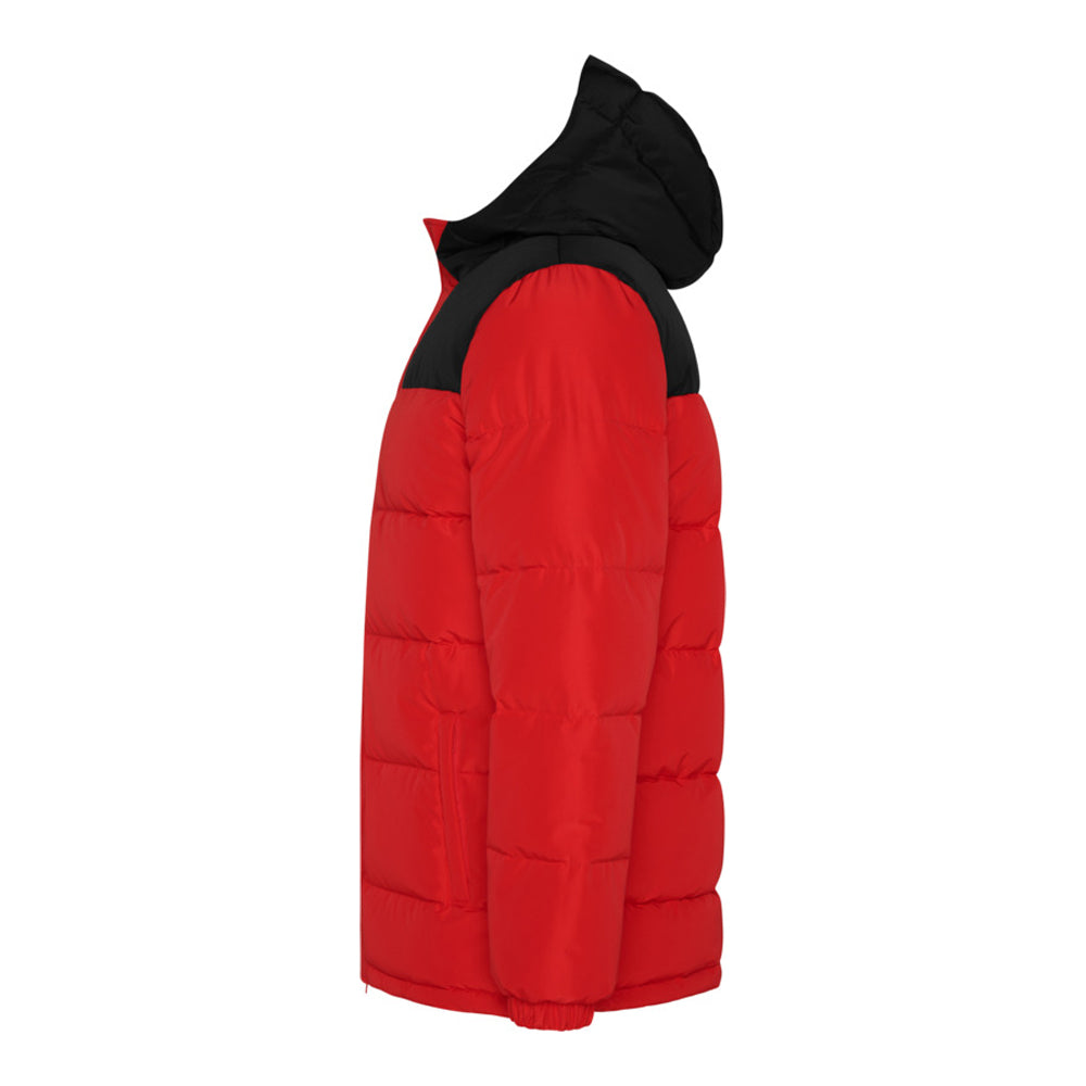 Red-Solid Black - Lifestyle - Roly Childrens-Kids Tallin Insulated Jacket