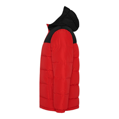 Red-Solid Black - Lifestyle - Roly Childrens-Kids Tallin Insulated Jacket