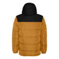 Curry Yellow-Solid Black - Back - Roly Childrens-Kids Tallin Insulated Jacket