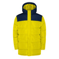 Yellow-Navy Blue - Front - Roly Childrens-Kids Tallin Insulated Jacket