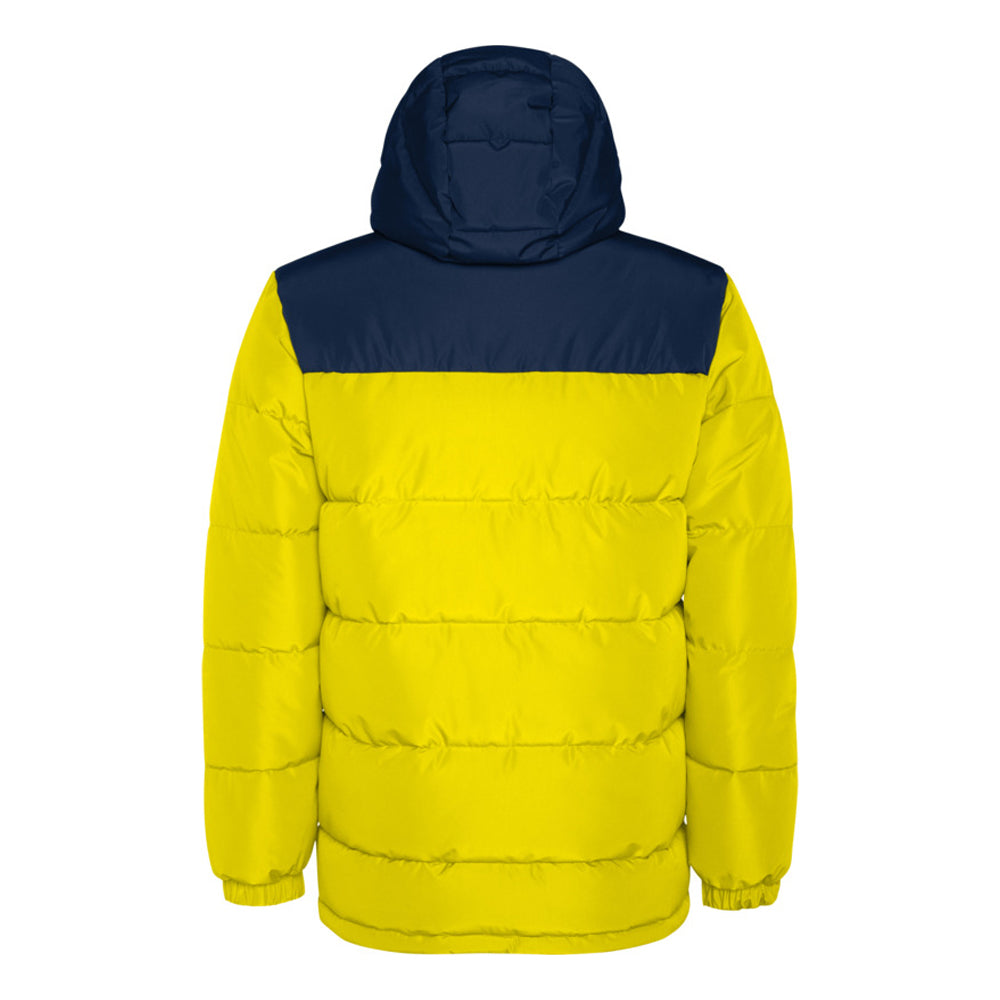 Yellow-Navy Blue - Back - Roly Childrens-Kids Tallin Insulated Jacket