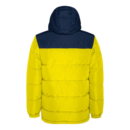 Yellow-Navy Blue - Back - Roly Childrens-Kids Tallin Insulated Jacket