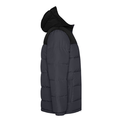 Ebony-Solid Black - Side - Roly Childrens-Kids Tallin Insulated Jacket