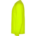 Fluorescent Yellow - Lifestyle - Roly Childrens-Kids Montecarlo Long-Sleeved Sports T-Shirt