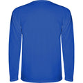 Blue - Back - Roly Childrens-Kids Montecarlo Long-Sleeved Sports T-Shirt