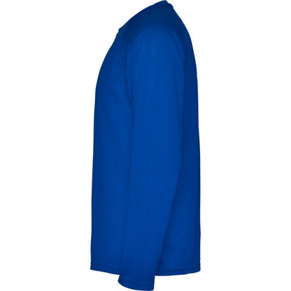 Blue - Lifestyle - Roly Childrens-Kids Montecarlo Long-Sleeved Sports T-Shirt