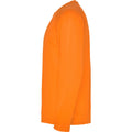 Fluorescent Orange - Lifestyle - Roly Childrens-Kids Montecarlo Long-Sleeved Sports T-Shirt