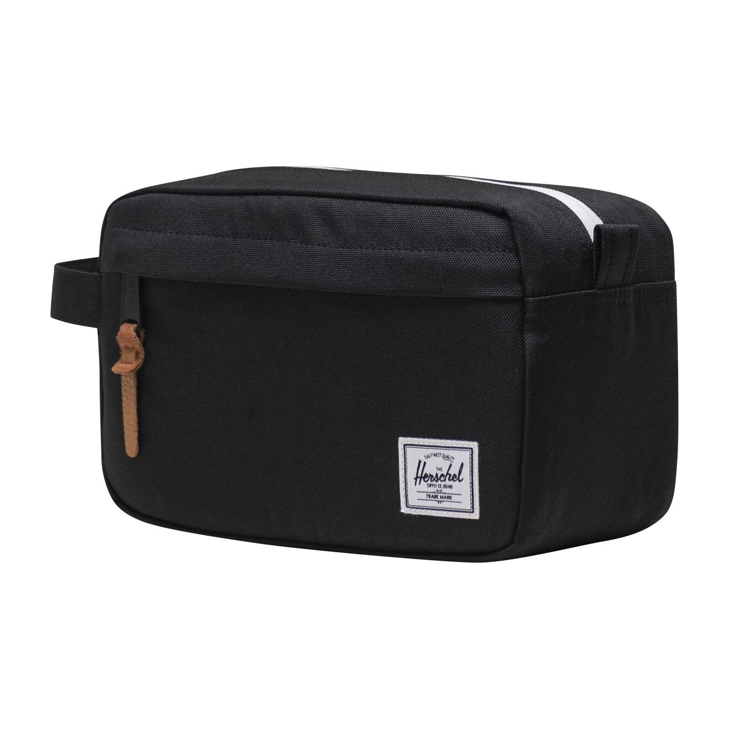 Solid Black - Front - Herschel Recycled Toiletry Bag